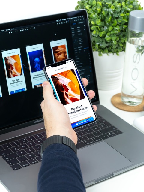 Product design screens from a WavX UI/UX project
